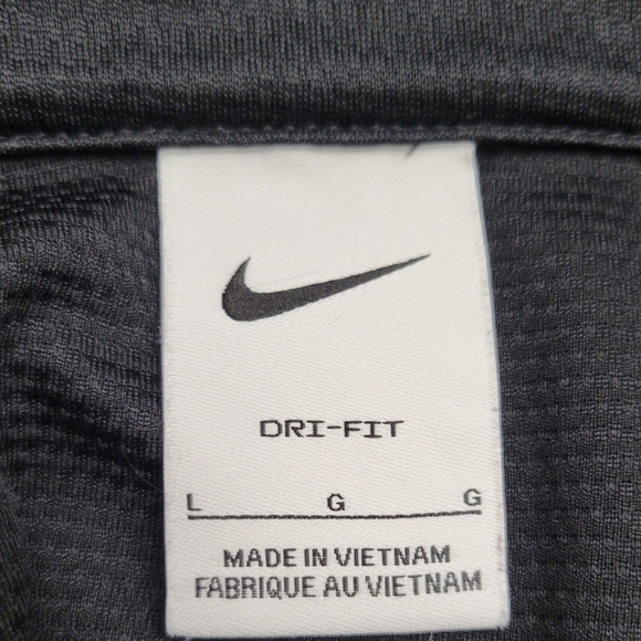 Nike Men’s Dri-FIT Black Performance Quarter-Zip Top – Size Large - Picture 4 of 5
